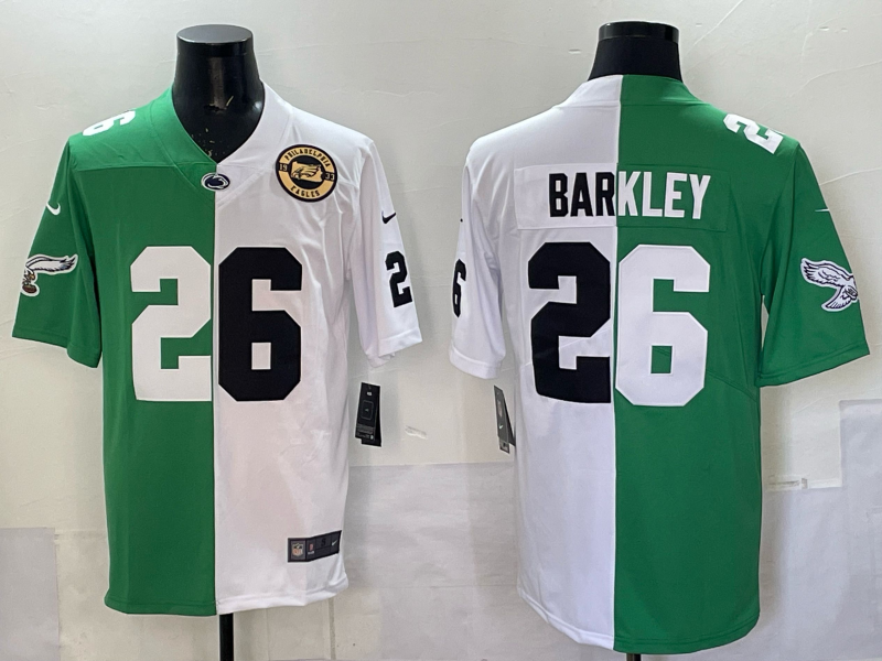 Men 2026 Philadelphia Eagles #26 Barkley green Nike Limited NFL Jersey 0920018->philadelphia eagles->NFL Jersey